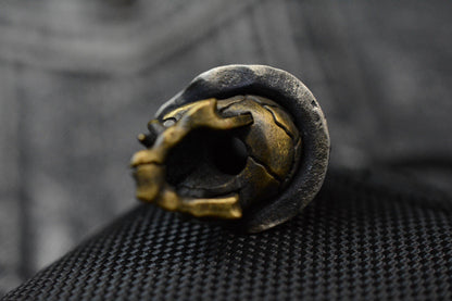 RARE++ Custom Knife Factory x Copper Head - Merzost “Eye Popper” Brass Bead
