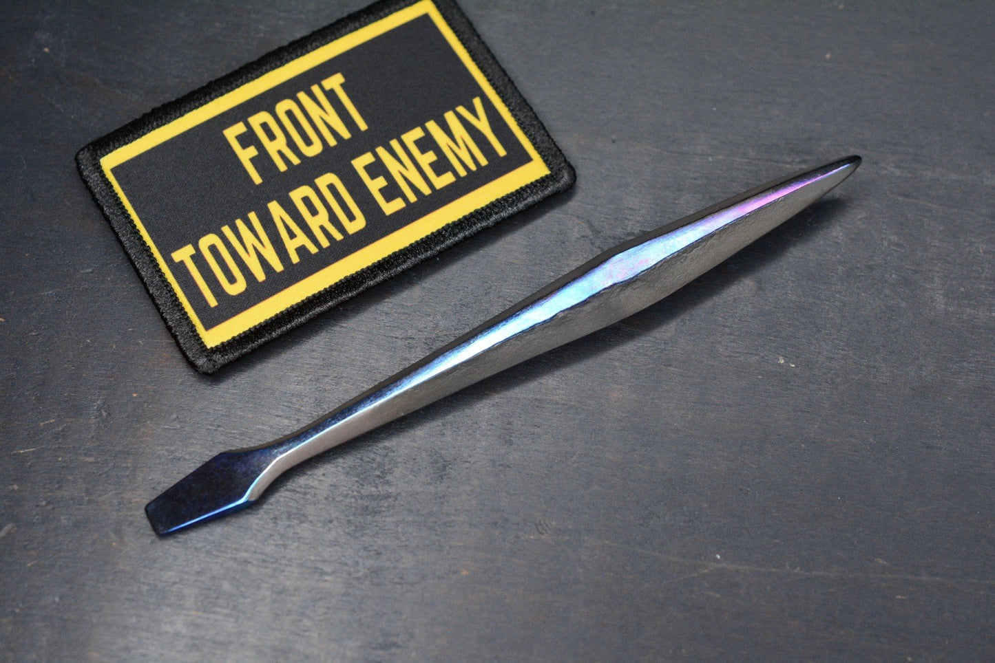 RARE RMJ USA Forged Ti Spike/ Screwdriver w/ FTE Patch #8 Of 10 Re Playge