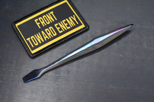 RARE RMJ USA Forged Ti Spike/ Screwdriver w/ FTE Patch #8 Of 10 Re Playge