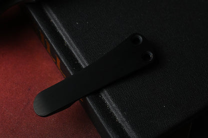 NEW CHAVES Knives Red Label Sangre Street - Black PVD M390 / Rocked Ti Handles