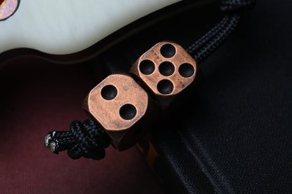 NEW Turner CNC Knome Custom Ltd Ed - Fungus GITD / 3V Blade w/ Copper Dice