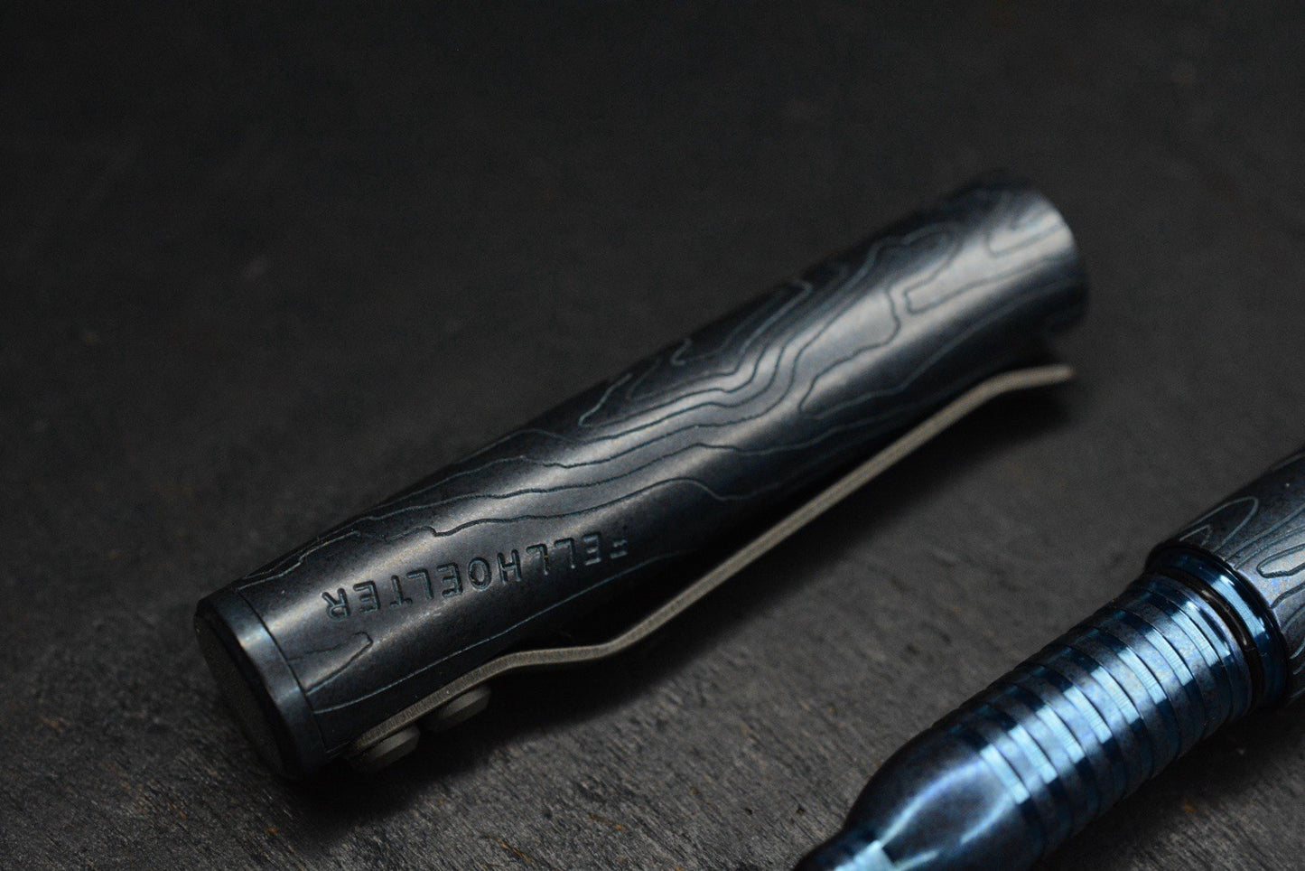 RARE Fellhoelter x Triple Aught Design M22 Pen/ Felt Tip Ti Ano Stone Design