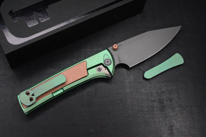 RARE++ Chaves Custom EXC Scapegoat - Green Ano Ti / Copper Magnetic Inlay 1/50