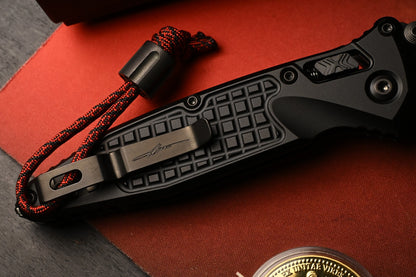 NEW Microtech Socom Ram-Lok DLC Shadow Black Frag S/E w/ John Wick Pack & Bead