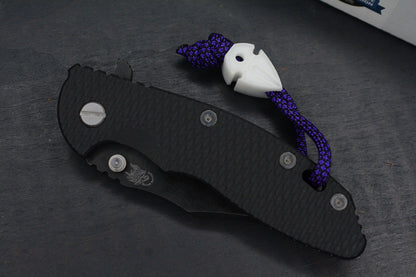 RARE Hinderer XM-18 Battle Black Magnacut Bowie/ G10 w/ Koch Artifakt Bead