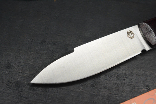 NEW Jack Wolf x LT Wright Vampire Hunter /Crimson Canvas Micarta /AEB-L USA MADE