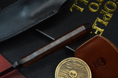 NEW Pete’s Pirate Life Custom Fixed Blade - Darkened Magnacut / Walnut Handles