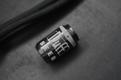 RARE+ ZF Designs Duff Beer The Simpsons Solid Zirconium Bead Re Playge Microtech
