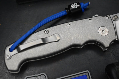 RARE++ Demko AD20 XXX Smooth Ti / Stud Only CPM 3V w/ Poison Bead & Patch