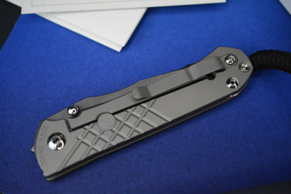 NEW Chris Reeve Umnumzaan - Glass Blasted / Drop Point Magnacut w/ Timascus Clip