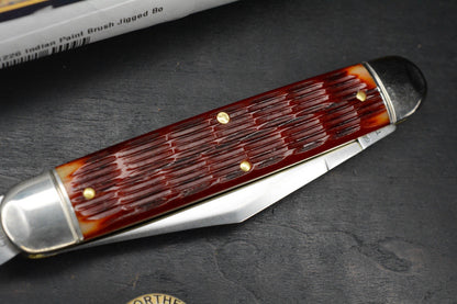 NEW Great Eastern Cutlery Indian Paintbrush Jigged Bone - Texas Stogie 981226