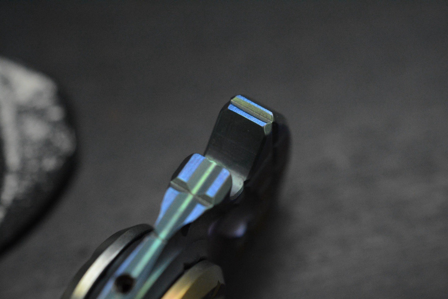 NEW Monkey Edge x Steve Ryan Orbital Frag Oil Slick Ano w/ME Patch Re Microtech