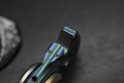 NEW Monkey Edge x Steve Ryan Orbital Frag Oil Slick Ano w/ME Patch Re Microtech