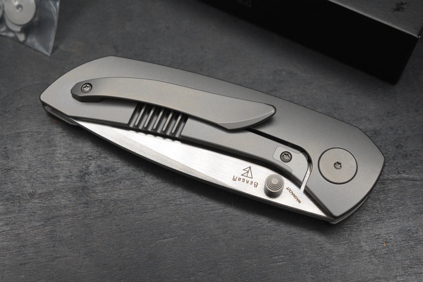 RARE Dalibor Bergam Asgard Integral Ti Handle/ Magnacut 1st Production Run SN 17