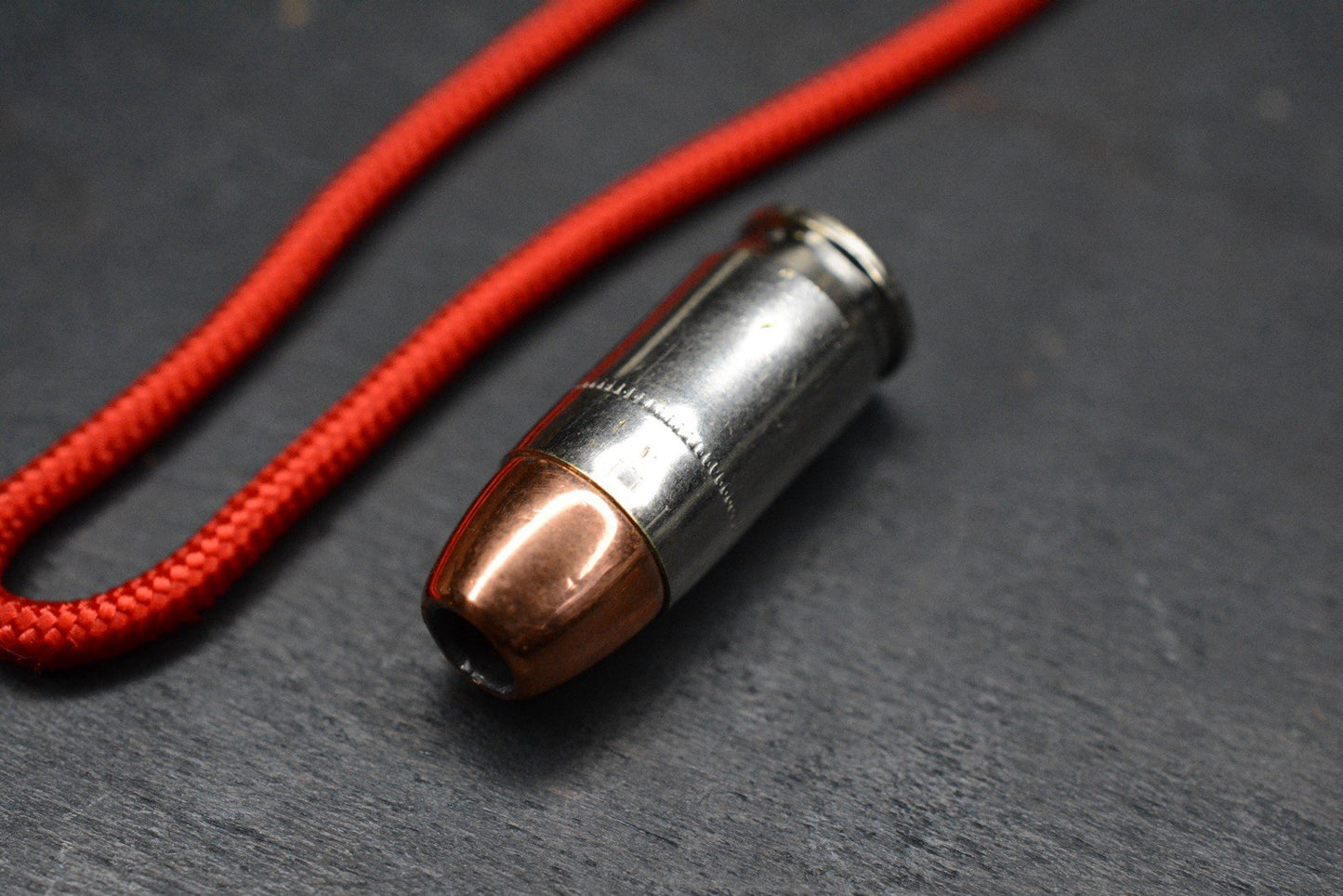 NEW TKW Creations Hi-Detail Ti/ Brass Bullet Lanyard Bead