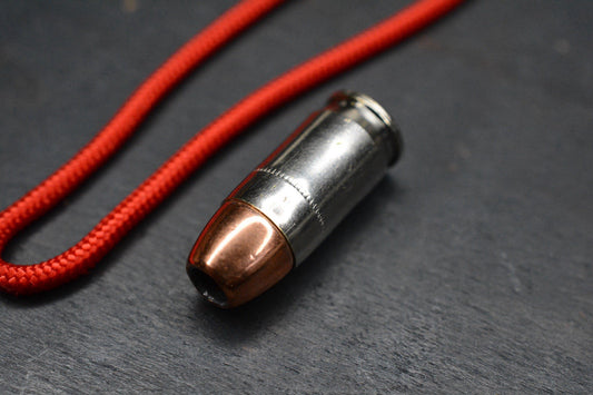 NEW TKW Creations Hi-Detail Ti/ Brass Bullet Lanyard Bead