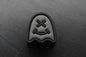NEW Wkrmn Design - Ghost PVC Bead - Black/ Grey