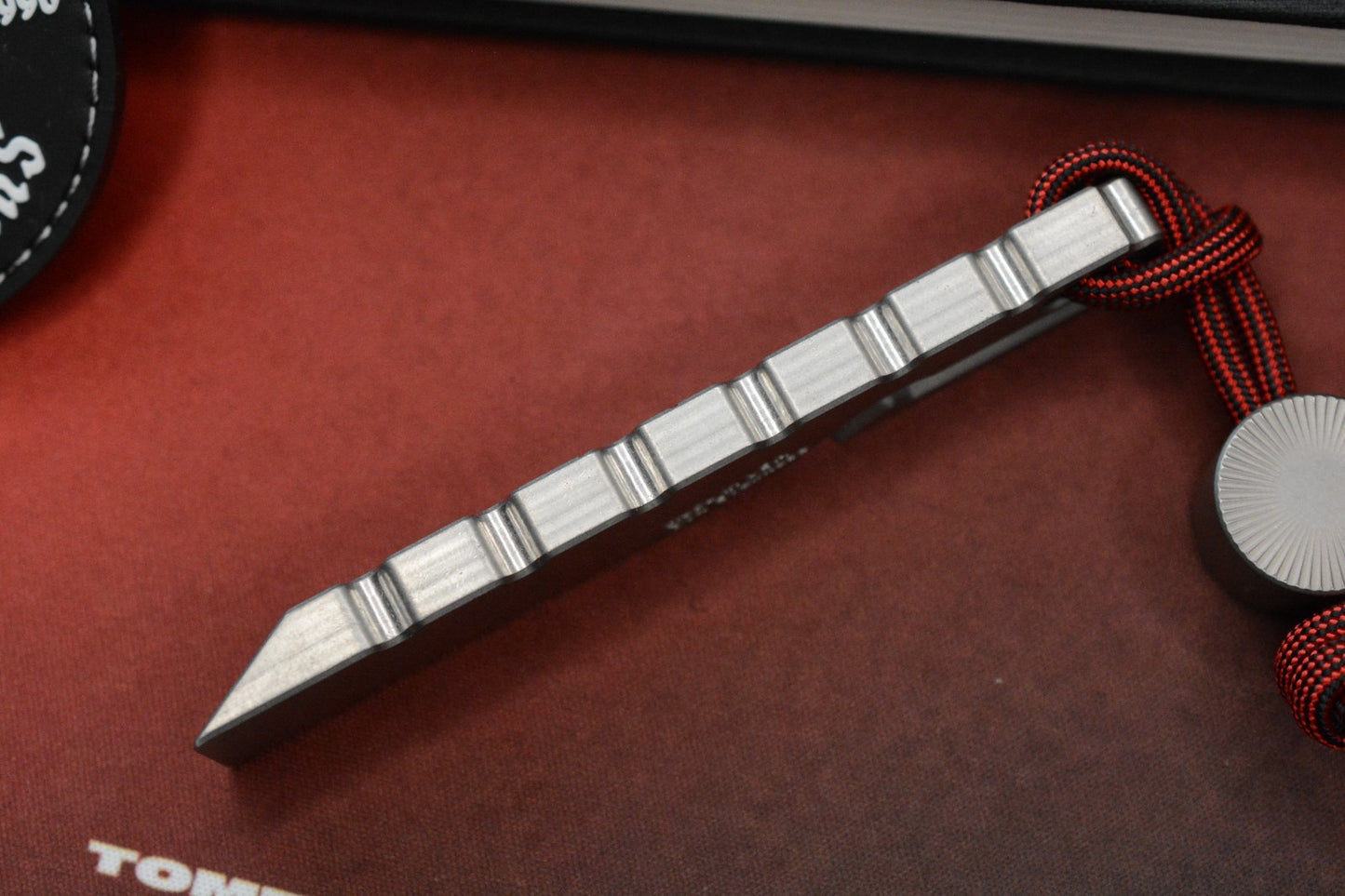 RARE TMT Designs Ti Hexo Pry Bar w/ TKW Curator & Patch Re Playge Microtech