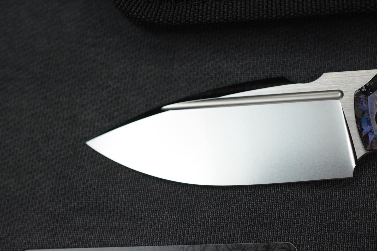 NEW Custom Knife Factory x GTX Elementak Crystalized Ti / 2-Tone M398 SN# 002