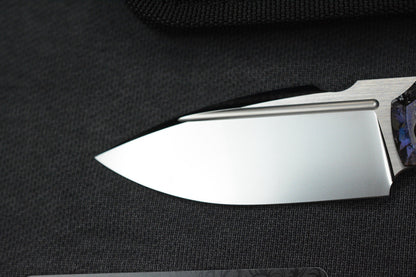 NEW Custom Knife Factory x GTX Elementak Crystalized Ti / 2-Tone M398 SN# 002