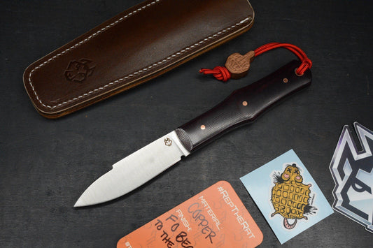 NEW Jack Wolf x LT Wright Vampire Hunter /Crimson Canvas Micarta /AEB-L USA MADE