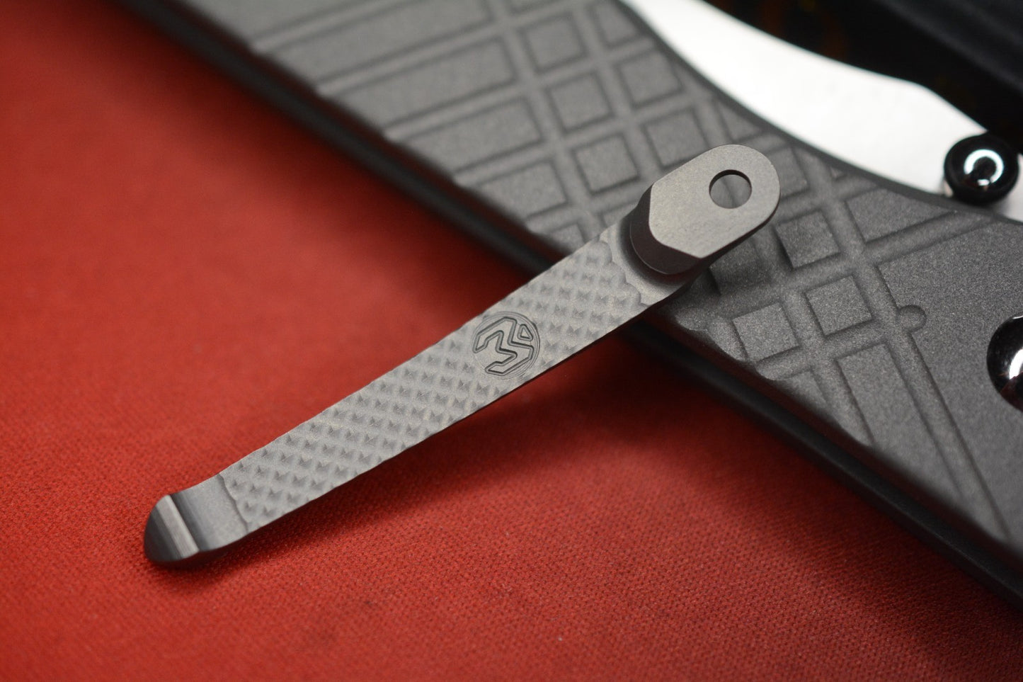 NEW Frag Pattern Pocket Clip For Chris Reeve Monkey Edge Umnumzaan