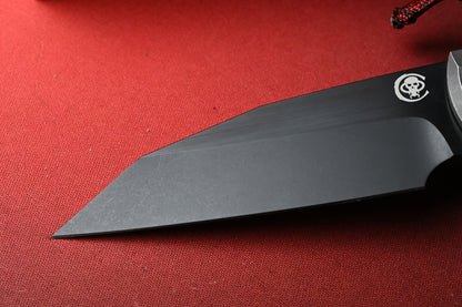 NEW CHAVES Knives Red Label Sangre Street - Black PVD M390 / Rocked Ti Handles