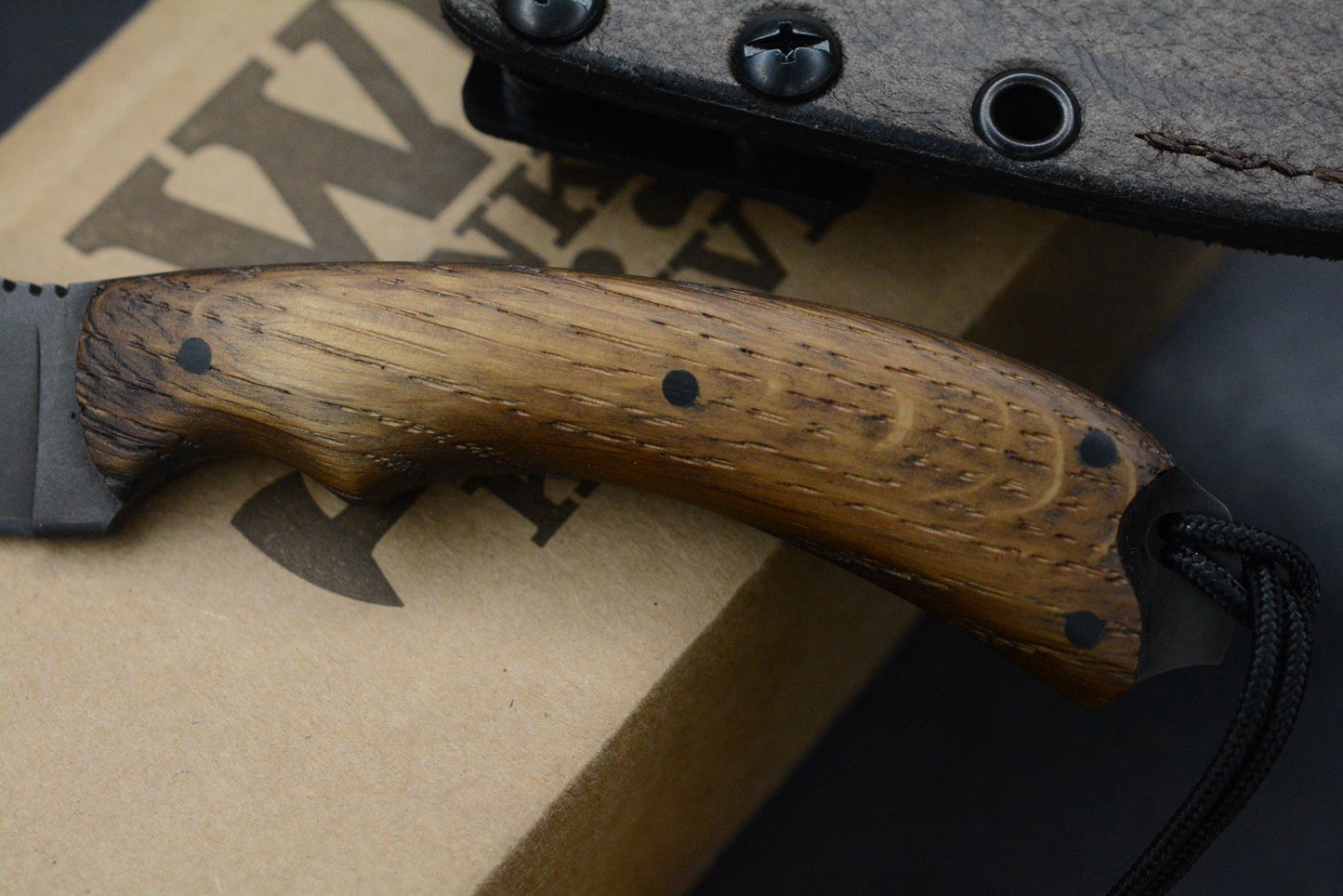 RARE++ Winkler x Houin Field Ethos Sweet T White Oak Handle / DP 3.5”w/ Ti Bead