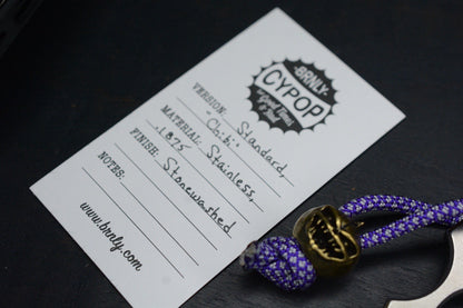 RARE BRNLY Standard Chibi Cypop SW Stainless w/ Jack O Lantern Bead