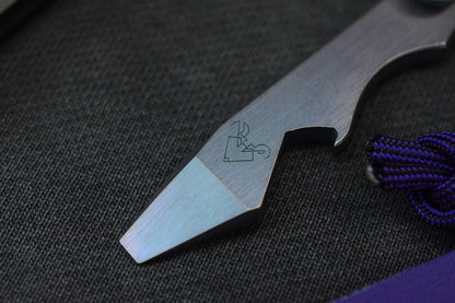 RARE Rep The Rat Studio Socket Pry Bar - Anodized Ti w/ Bead