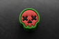 NEW Wkrmn Design - Skull PVC Bead - Watermelon