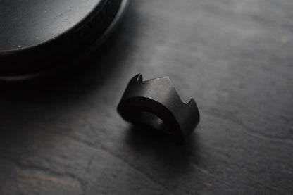 RARE WYSTE DESIGNS Crown - Zirconium Black Bead Re Playge Microtech