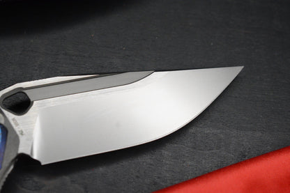 NEW Custom Knife Factory x Marfione Ratax Integral Ti/ M398 / Timascus Pivot