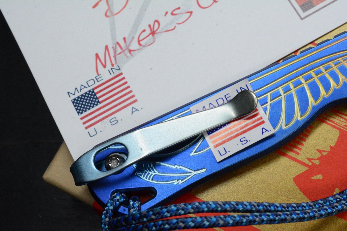 NEW Lynch Northwest V1.7 Double Wing Makers Choice Ano Pry w/ Custom Bead & COA