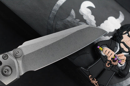 RARE Microtech MSI MINI -  Marfione Selects / Smooth Titanium w/ John Wick Pack