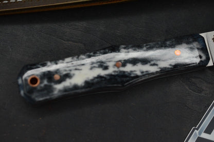 NEW Jack Wolf Vampire Hunter FB - Smooth Black Bone / MagnaCut w/Sheath USA MADE