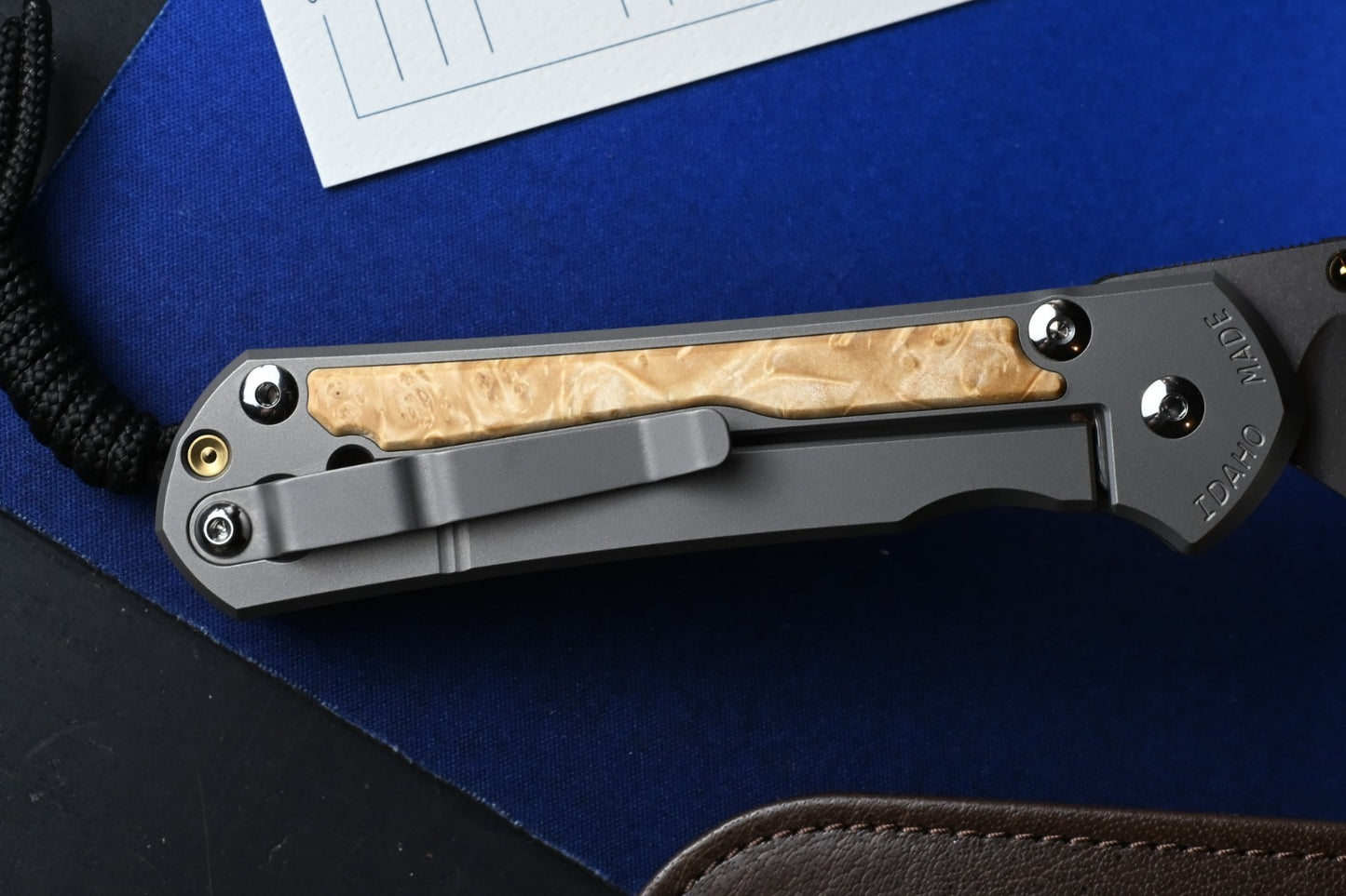 RARE Chris Reeve Large Sebenza 31 Box Elder Inlay / Magnacut Insingo w/CRK Pouch