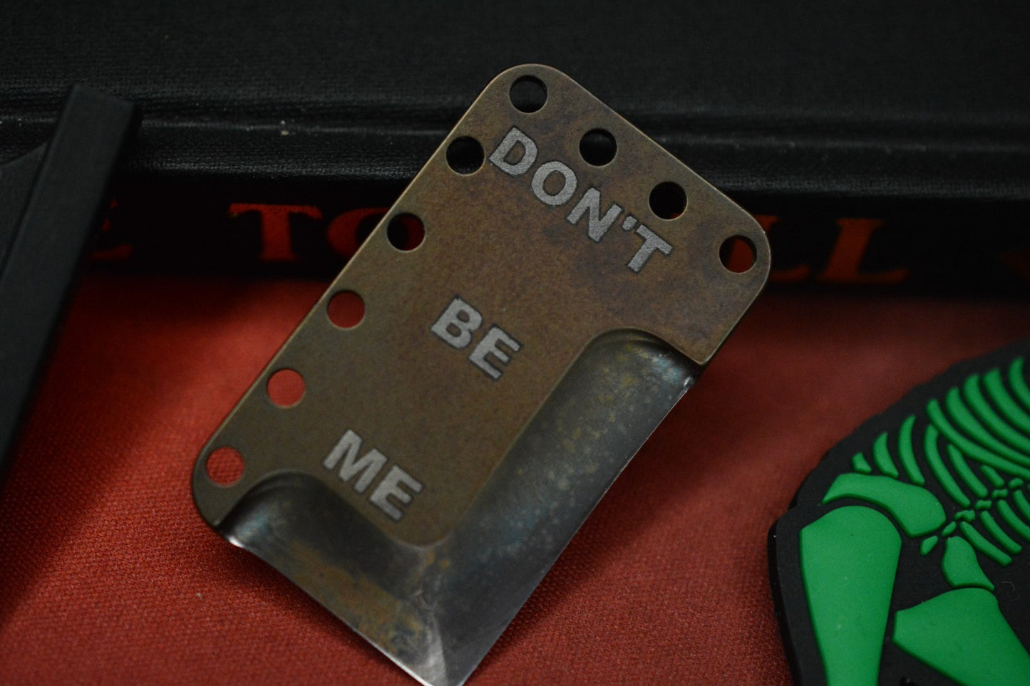 RARE Eds Manifesto x Turner CNC Chiclet Razor - Don’t Be Me w/ Sneakreaper Patch