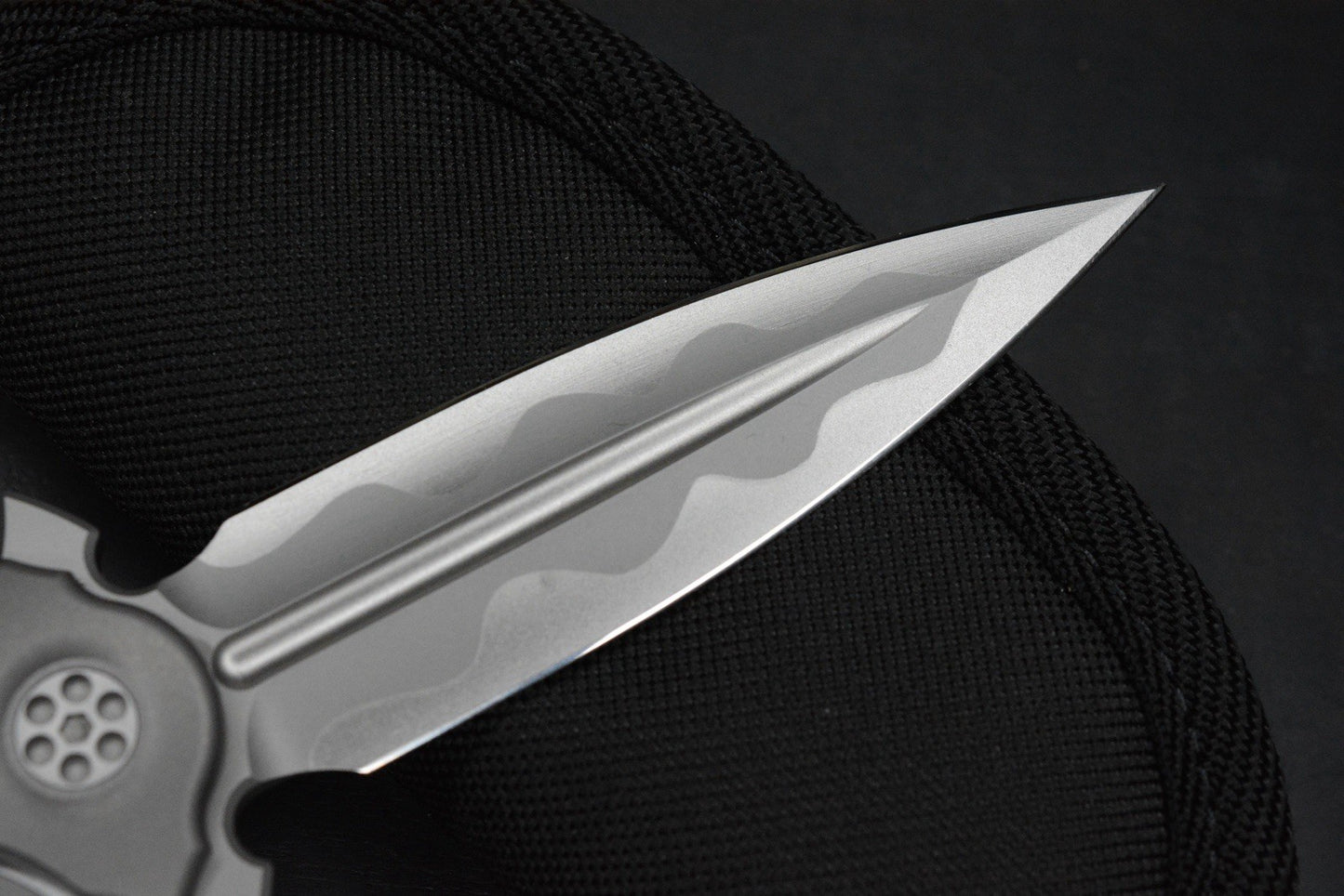 CUSTOM Nadeau Sharp By Design Arch Nemesis Aspirated w/ D/E M390 Etched Blade