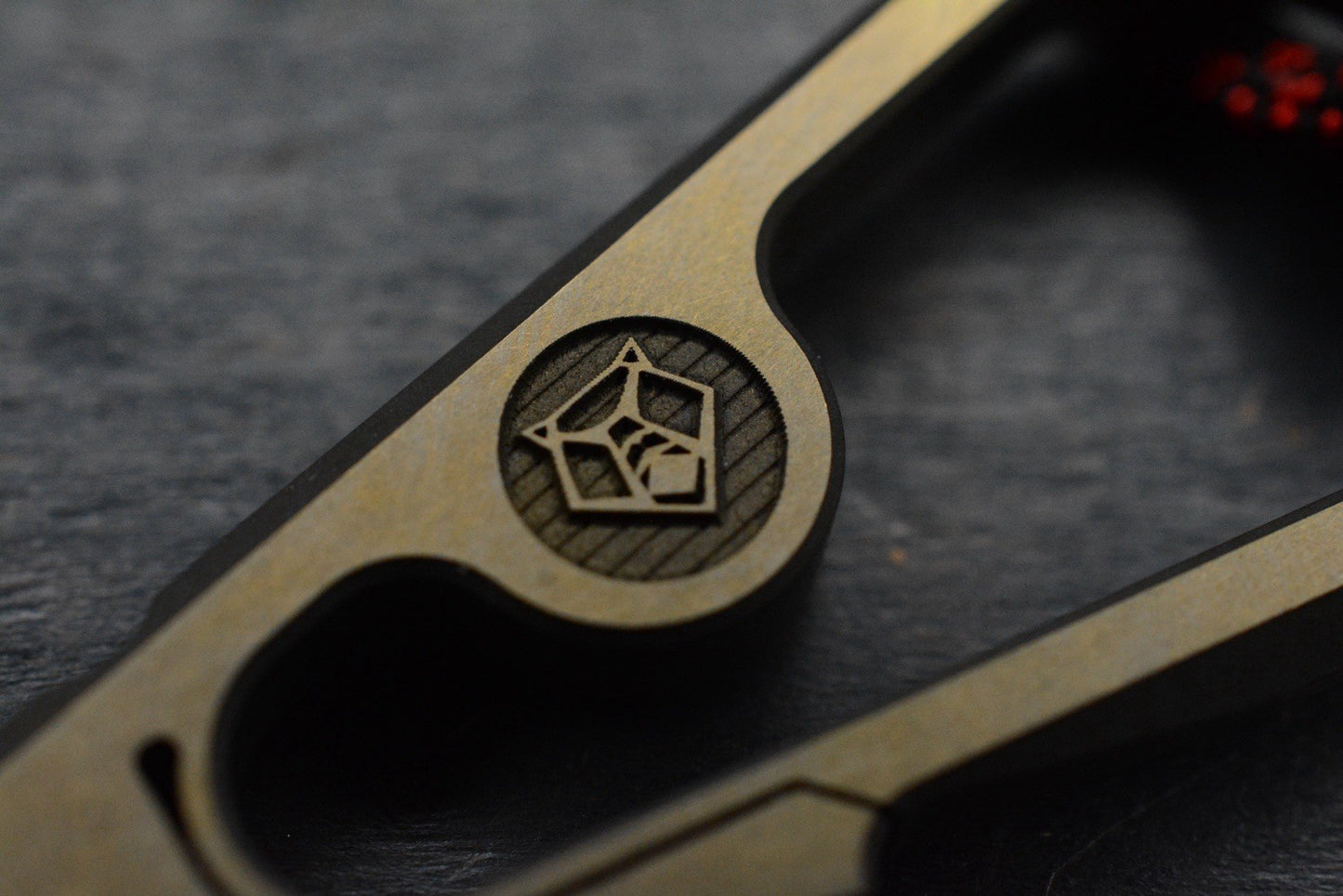 RARE Shirogorov Zaika - Ti / Bronze Ano Pry Bottle Opener w/ Brz Radiator Bead