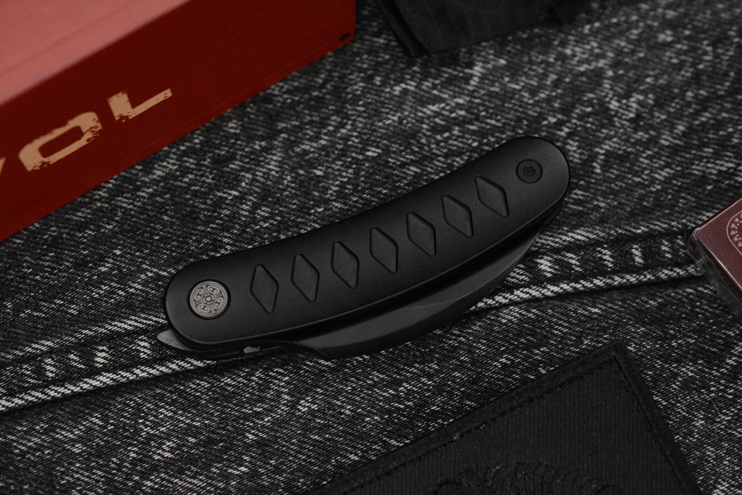 NEW Sneak Reaper Ed’s Manifesto x Cavol - Elvia Flipper M390 w/ Black Ti Handle