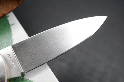 RARE++ Al Mar Denali Top Gun Cocobolo Handles SS Bolsters w/ Leather Sheath