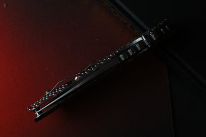 RARE Strider Knives DGG XL Magnacut Hand Ground Tanto / Full Titanium USA