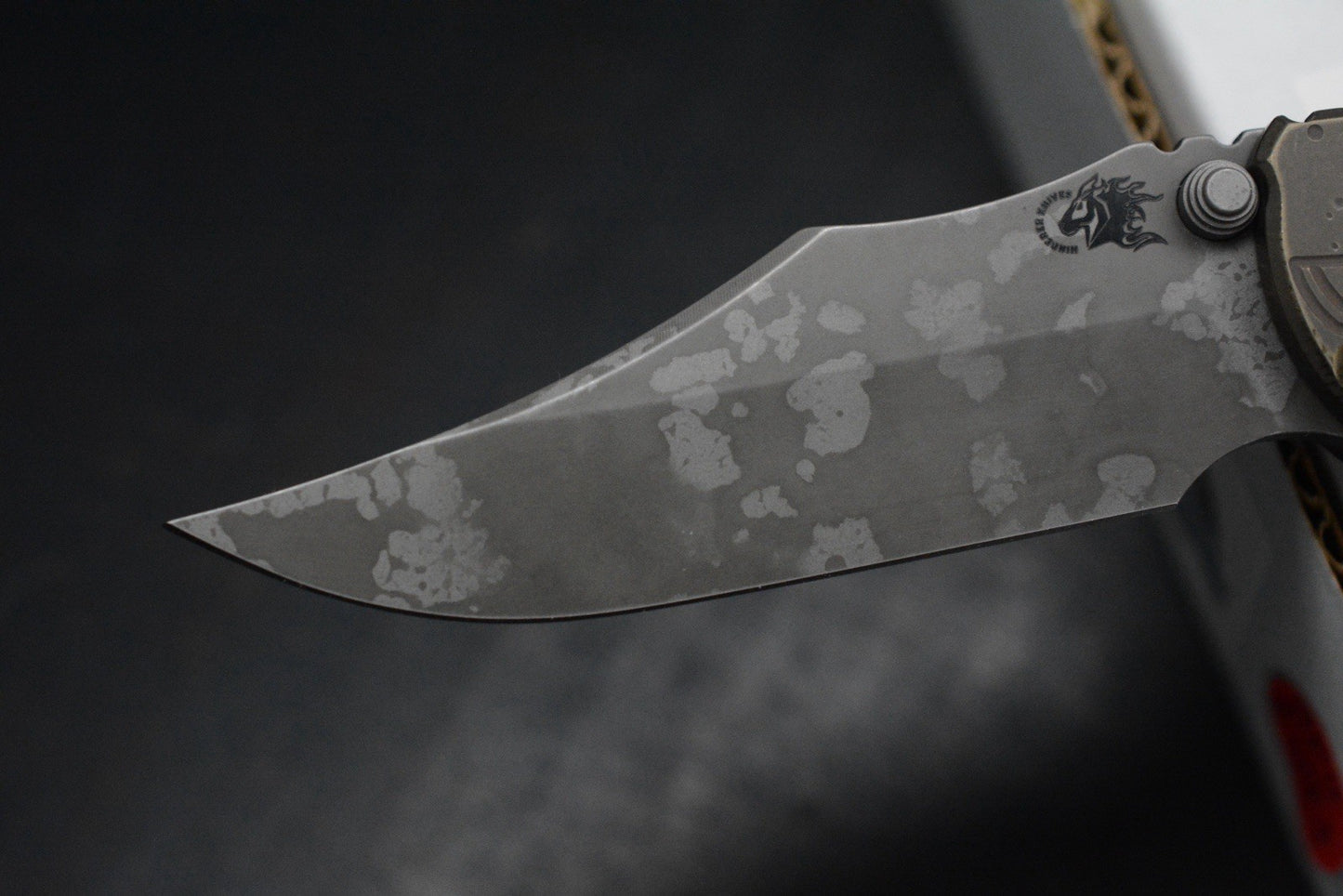 RARE Hinderer Custom XM-18 Non Flipper 3.5” Full Ti Warthog Bowie Magnacut