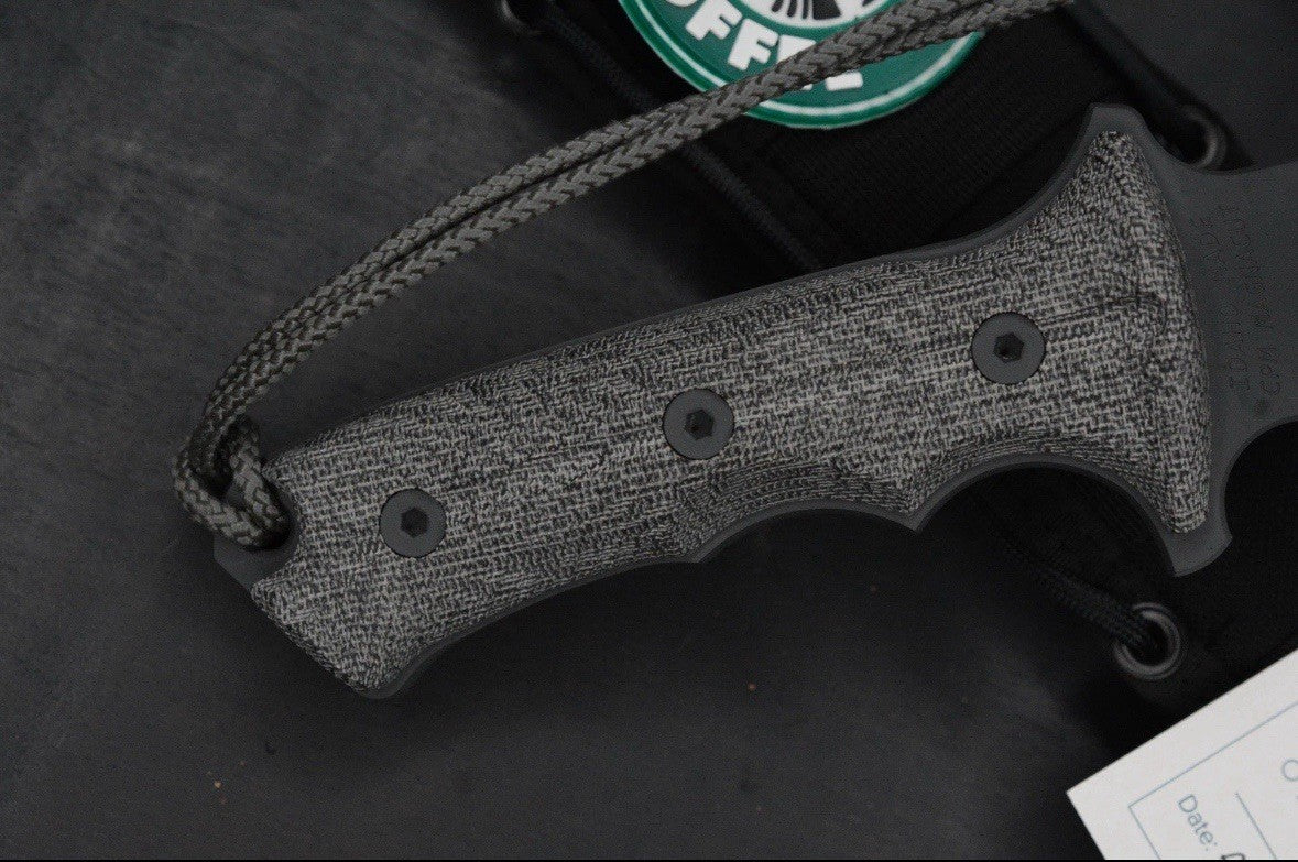 NEW Chris Reeve Knives Green Beret MAGNACUT Black PVD w/Brass Necro Bead & Patch