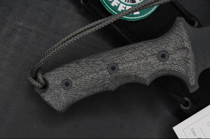 NEW Chris Reeve Knives Green Beret MAGNACUT Black PVD w/Brass Necro Bead & Patch