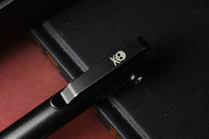 NEW Pete’s Pirate Life Bolt Action Marker - Black Ti w/ .25 Carat Diamond Insert