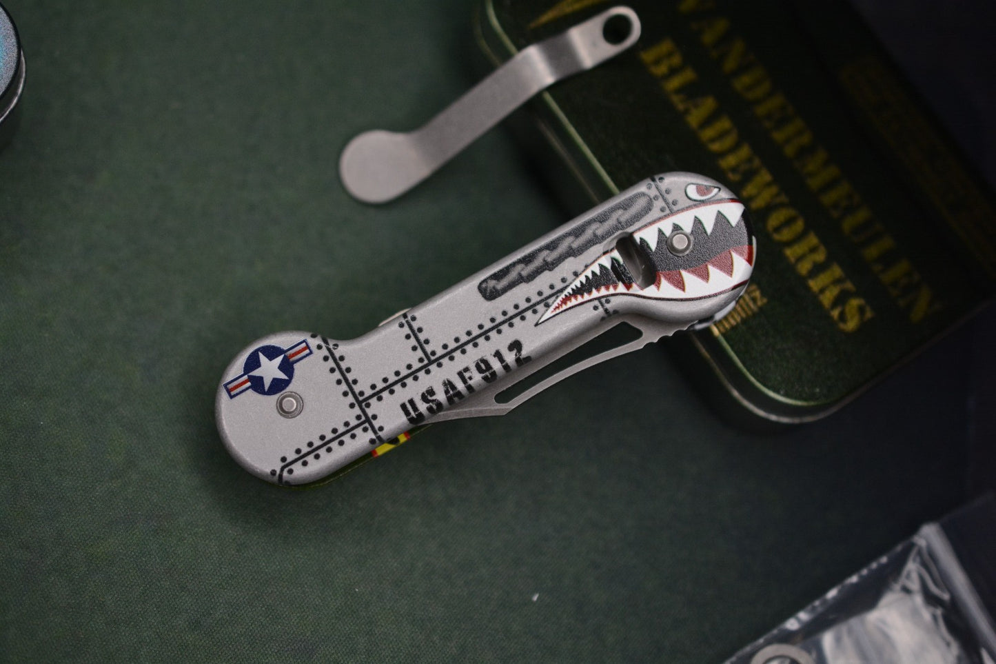 LIMITED EDITION KeyBar x Vandermullen Warthog - Custom Blade & Pocket Clip