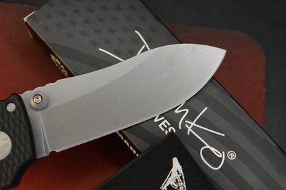 NEW Demko USA Made (Full Width) AD20 Butcher Magna Black G-10 w/ CKF Bead