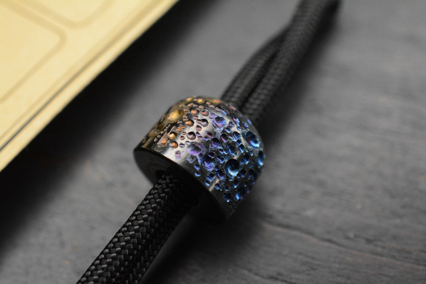 NEW Salt & Peppa Bean Zirc Bead - Moonrocked & Flamed Finish - Seeds Collection